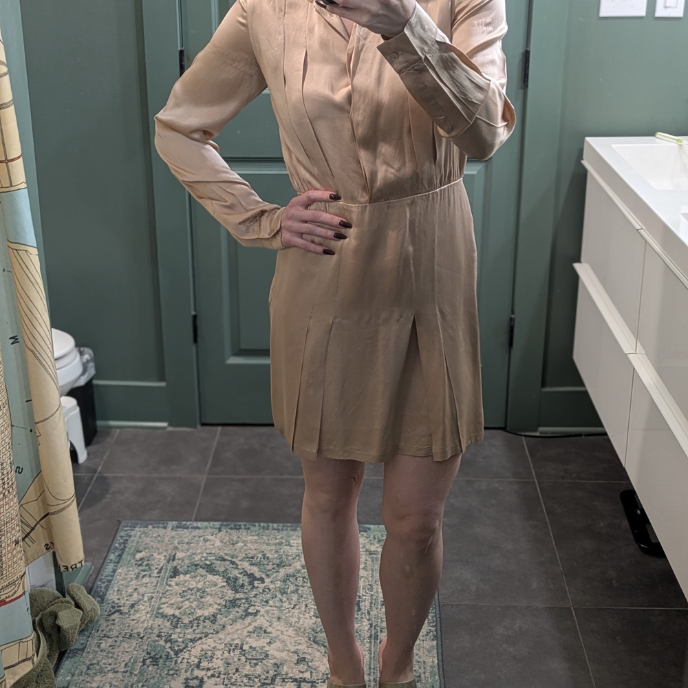 Stella McCartney Blush Long Sleeve Dress